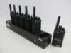 Motorola XT460 6 Pack Two Way Radio Set to Include: 6 x XT460 Radios, 1 x 6 Way Charger, 3 x Rapid Charger & 6 x Earpiece with In Line Mic. - 9