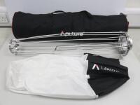 Pair of Aputure Lantern Soft Box with Carry Case.�