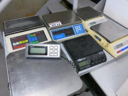 6 x Digital Weighing Scales to Include: Brecknell B120, 2 x Tanita TLD-602, Proship, Postship & Other.