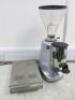Mazzer Luigi Coffee Grinder, Model Jolly Timer, S/N 2114520 with S/S Knock Box.