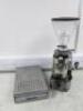 Mazzer Luigi Coffee Grinder, Model Super Jolly AUT, S/N 173988 with S/S Knock Box.