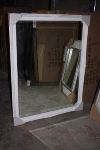 3 x Boxed - 40 x 72" Large Mirror with White Ornate Frame (070WHM)