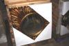 17 x Boxed - 30 x 30" Bronzed Ornate Mirror Frame with 18" Dia Mirror Centre (P201FM)