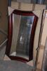 6 x 17.5 x 35" Mirror with Mahogany Effect Frame (143WFM) 4 LOOSE/2 BOXED