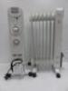 2 x Screwfix Freestanding Oil Filled Radiators, Model CYBL20-7T.