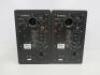 Pair of Yamaha HS50M Powered Studio Monitor Speakers. Comes with 2 x Stands, 2 x Power Supplies & 2 Audio Cables. - 5