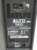 Pair of Alto Professional TX10 280 Watt 10" 2-Way Active Loudspeaker. Comes with Power Supplies and Penn & Elcom Metal Flight Case. - 5