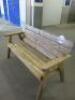 Woodshaw Hampton Bench 5ft (Ex-Display), RRP £149.99. Size W152cm. - 2