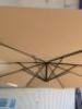 Kettler 3.0m Wind Up Parasol in Mocha (Ex-Display). NOTE: No base. - 4