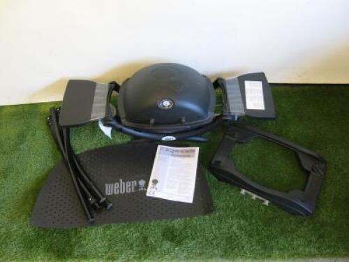 Weber Gas BBQ with Stand, Model Q1200 (Unused).