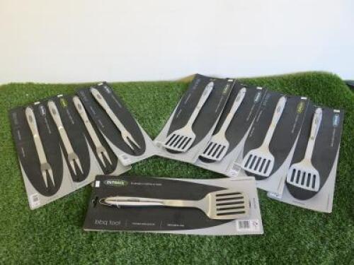 9 x Outback BBQ S/S Tools to Include: 5 x Spatula & 4 x Fork.