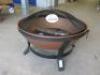 La Hacienda Katori Firepit (Ex-Display). Size H64 x Dia89cm. - 2