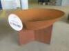 La Hecienda Kala Firepit (Ex-Display), RRP £109.99. Size H38 x Dia56cm.