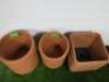 35 x Terracotta Stewart Essentials & Balconniere Plant Pots to Include: 15 x 39cm, 14 x 33cm & 6 x Self Watering 40cm x 40cm x 40cm. - 4