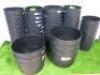 52 x Smithy Patio Tubs in Gun Metal to Include: 5 x 50cm & 47 x 35cm.