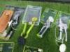 10 x Kew Garden Collection Gardening Tools to Include: 2 x Topiary Shears, 5 x Assorted Secateurs, Snips, Sharpener & Gloves. - 3