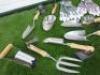 9 x Kent & Stowe Garden Tools to Include: 3 x Trails, Scoop, Fork, 2 x Bulb Planters & 2 x Gloves. - 3