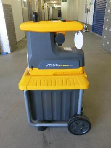 Stiga 2500 Bio Silent Shredder (Ex -Display), RRP £286.00. NOTE: requires power supply.