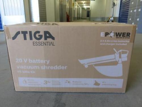 Stiga VS 100e Vacuum Shredder (Boxed), RRP £199.00.