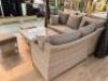 Glendale Cannes 5 Piece Corner Set in Mocha Rattan with Cushions. Height Adjustable Table/Coffee Table 90 x 90cm. RRP £1999.00. - 3