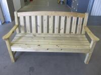 Woodshaw Emsworth 3 Seater Bench (Self Assembly), RRP £349.99. Size W163cm.