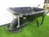 The Walsall Wheelbarrow Company 85 Litre Heavy Duty Galvanised Wheelbarrow in Black, RRP £89.99. - 2