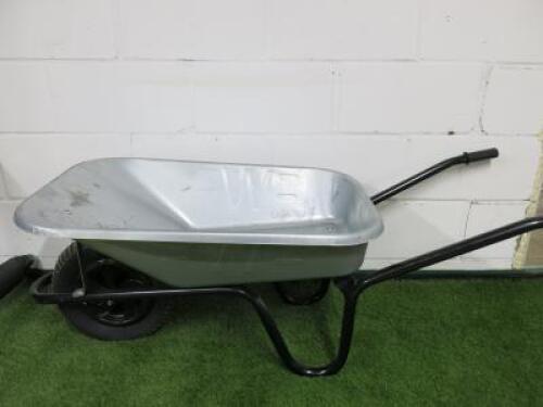 The Walsall Wheelbarrow Company 85 Litre Heavy Duty Galvanised Wheelbarrow, RRP £89.99.