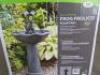 Smart Solar Frog Frolics Water Garden Fountain (Boxed). - 2