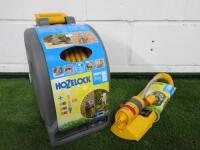 Hozelock 25m 2in1 Reel (Boxed), Code 2415 with Hozelock Plus Sprinkler 180m2, Code 2972.