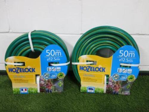 Box of 2 x Hozelock 50m UltraFlex Hose, Code 7750.