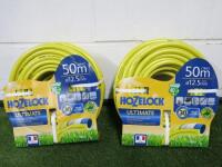 Box of 2 x Hozelock 50m Ultimate Hose, Code 7850.