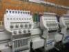 Brother Embroidery System 6 Head & 9 Colour Thread Per Head Embroidery Machine, Model BES-960BC. Comes with Quantity of Threads and Attachments (As Viewed/Pictured). Size H170 x W350 x D80cm. - 8