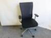 Kokuyo Swivel Office Chair in Black with Mesh Back. - 2