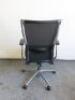 Kokuyo Swivel Office Chair in Black with Mesh Back. - 5