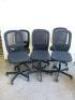 6 x Ikea Flintan 21136 Swivel Chairs.