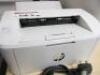 Panasonic KV-S1015C & HP LaserJet Pro M15A Printer. - 2