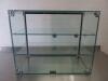 Lincat Seal Glass Display Cabinet GC36D with 2 Shelves & Sliding Rear Doors. Size (H) 49cm x (W) 60cm x (D) 35cm