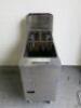 Pitco Gas Twin Basket Deep Fat Fryer, Model SG14.