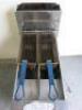 Pitco Gas Twin Tank Twin Basket Deep Fat Fryer, Model SG14T. - 2