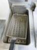 Electric Twin Tank Twin Basket Deep Fat Fryer on Stainless Steel Stand. Size H108 x W60 x D65cm. - 5