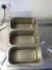 Buffalo Bain Marie, Model L371B. Comes with 3 GN Containers with Lids - 4