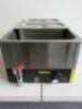 Buffalo Bain Marie, Model L310. Comes with 2 GN Containers with Lids
