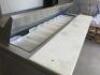 True TSSU-72-18 3 Door S/S Saladette Counter. Size H92 x W185 x D77cm. - 3