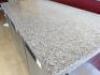 Polar 3 Door Refrigerated Prep Counter with Marble Top. Size H88 x W137 x D70cm. - 4
