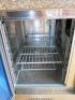 Polar 3 Door Refrigerated Prep Counter with Marble Top. Size H88 x W137 x D70cm. - 6
