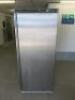 Polar CD084 Upright S/S Fridge, S/N 6014161. Size H188 x W77 x D70cm.