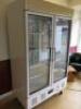 Polar Double Glass Door Upright Fridge, Model CD984, Size H205 x W120 x D70cm. - 3