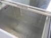 Derby Sliding Glass Lid Freezer, Size H88 x W72 x D63cm. - 2