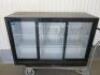 Prodis 3 Sliding Door Back Bar Chiller, Model NT3BS-HC. Size H89 x W135 x D52cm - 4