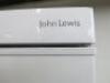 John Lewis Single Door Upright Larder Fridge, Model JLLFW1816 , Size H185 x W60 x D58cm. NOTE: missing salad drawers. - 3